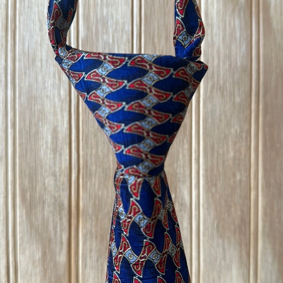 Samuel Broome - Royal Blue and Red Tie - Picture 1 of 3